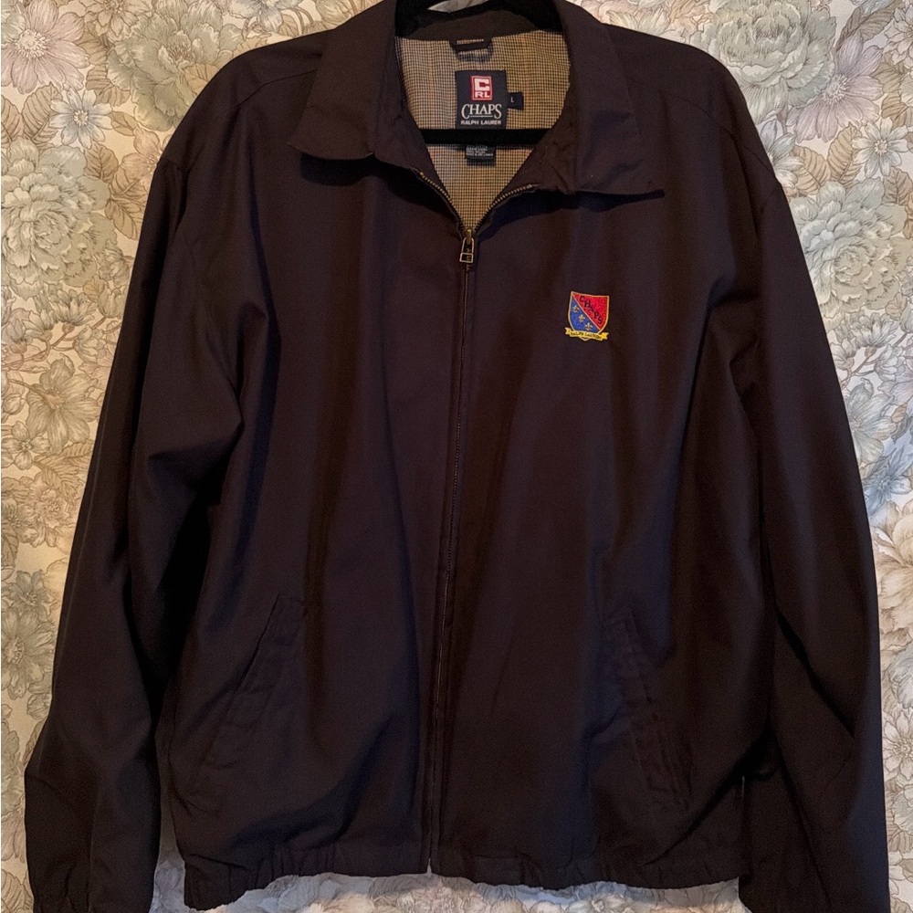 Vintage 1990s Ralph Lauren Men's Black Jacket